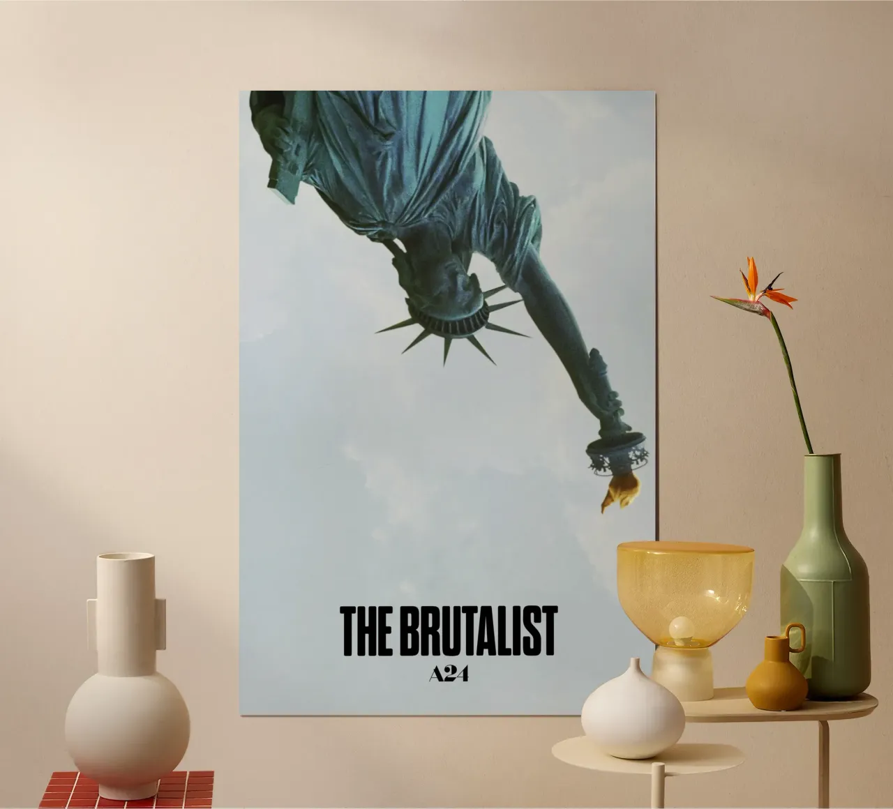 The Brutalist poster con telaio in plastica da Attaboy Dsgn