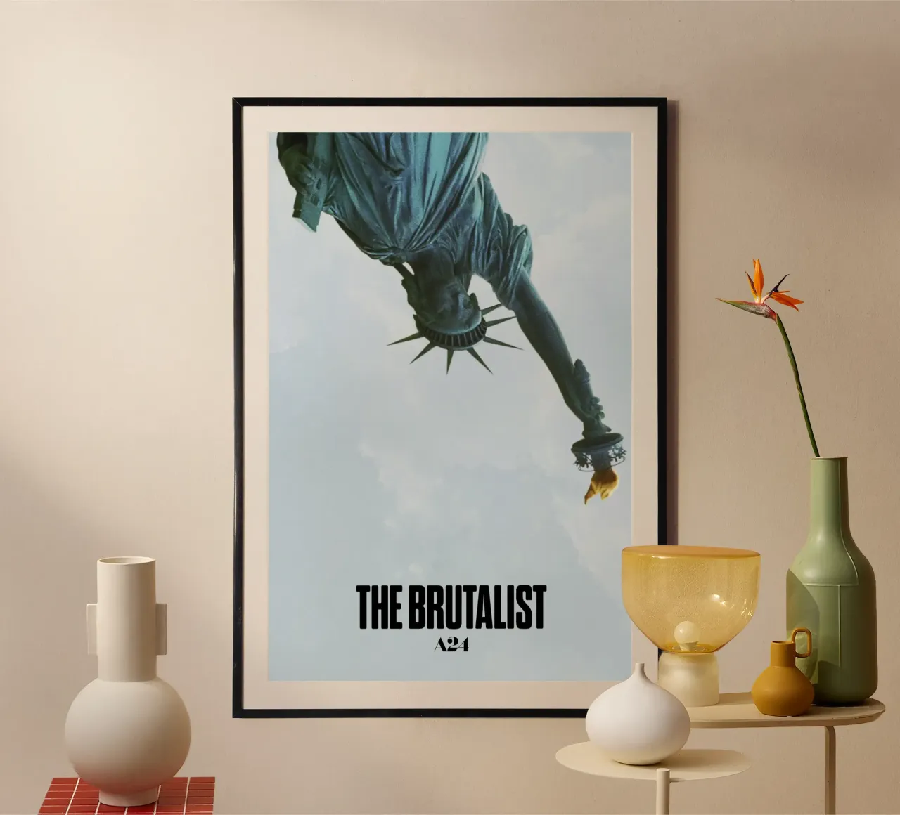 The Brutalist poster con telaio in plastica da Attaboy Dsgn