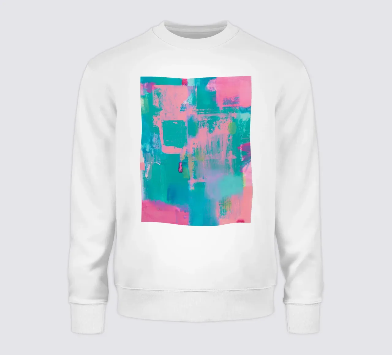 "Incidente più felice" Stampa astratta colorata felpa da FABOArt