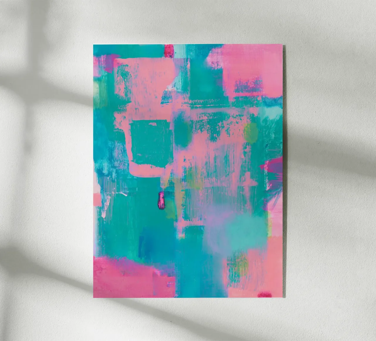 "Incidente più felice" Stampa astratta colorata plexiglass da FABOArt
