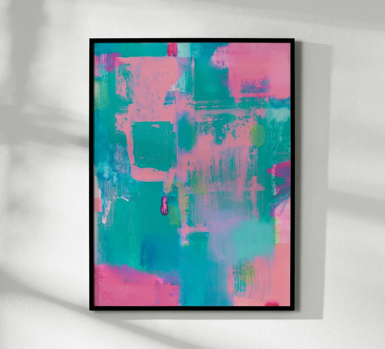 "Incidente più felice" Stampa astratta colorata poster da FABOArt