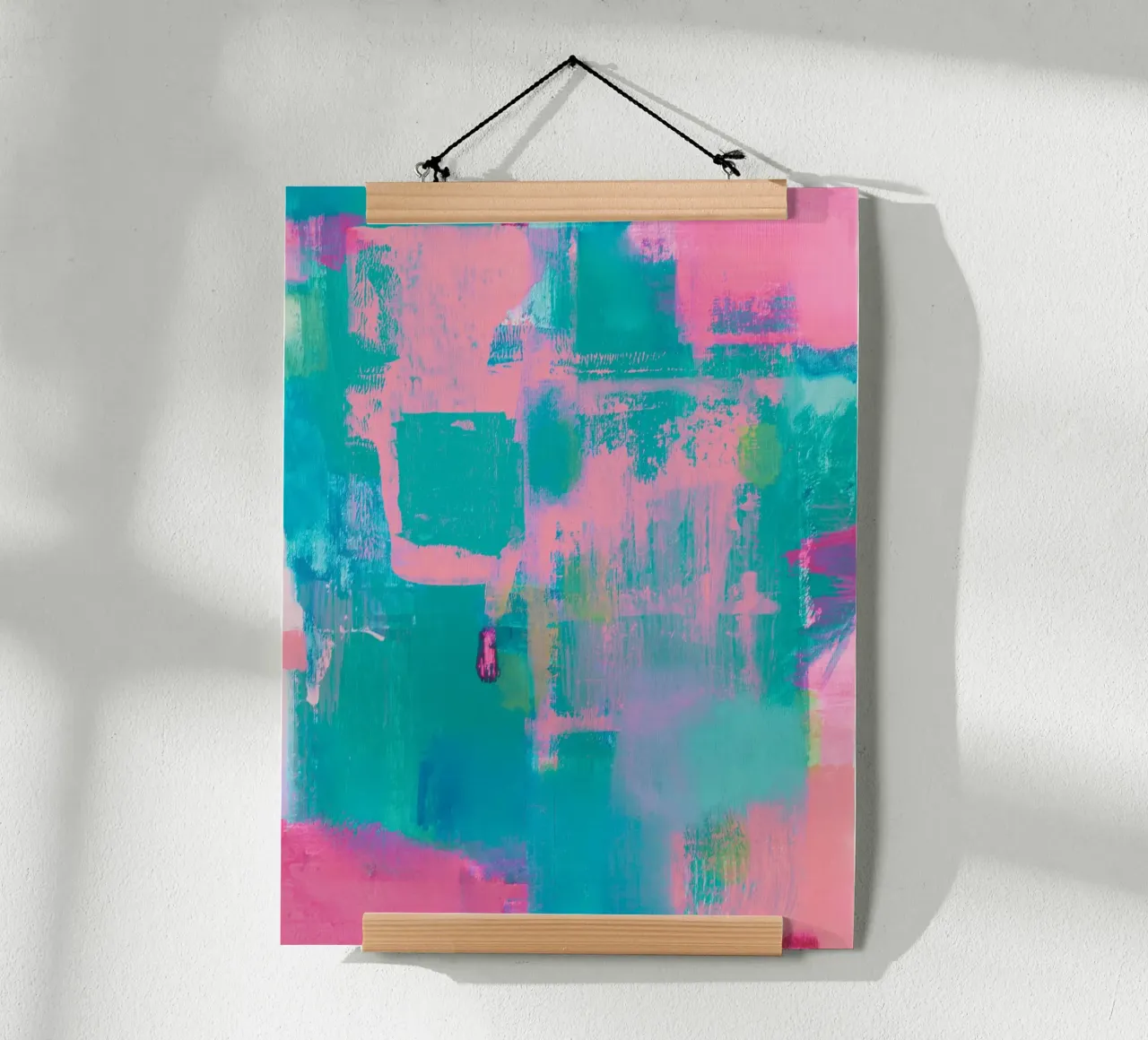 "Incidente più felice" Stampa astratta colorata poster da FABOArt