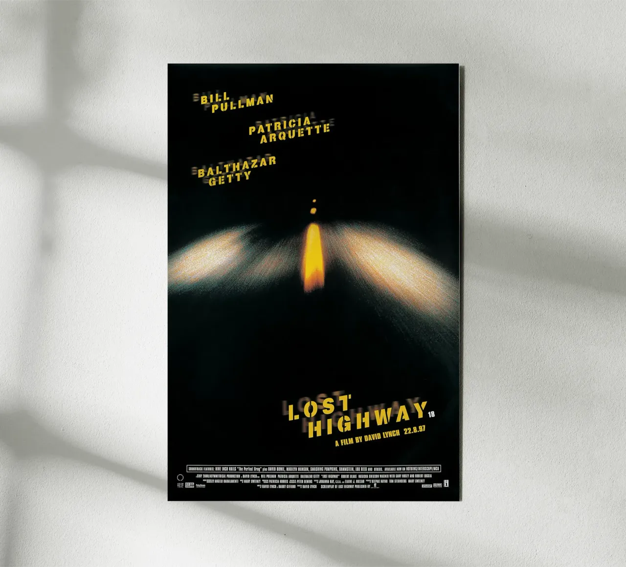 Lost Highway / David Lynch alluminio dibond da Attaboy Dsgn