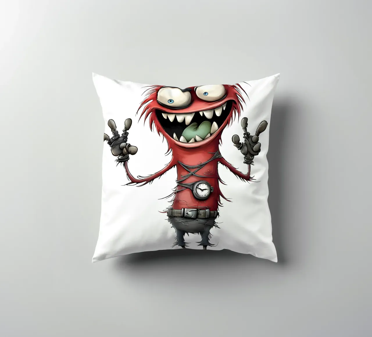 Akiro - Monster Comics - Serial 02 decorative cushion by Monsters