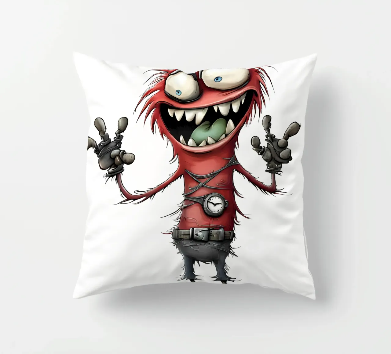 Akiro - Monster Comics - Serial 02 decorative cushion by Monsters