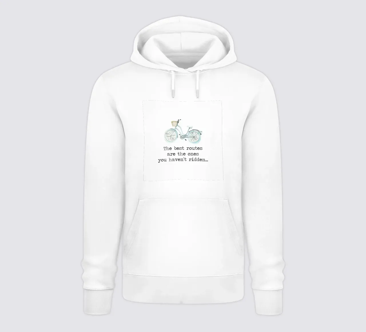 Las mejores rutas son las que aún no has recorrido en bicicleta sudadera con capucha de Summer Soul Co. - Quotes