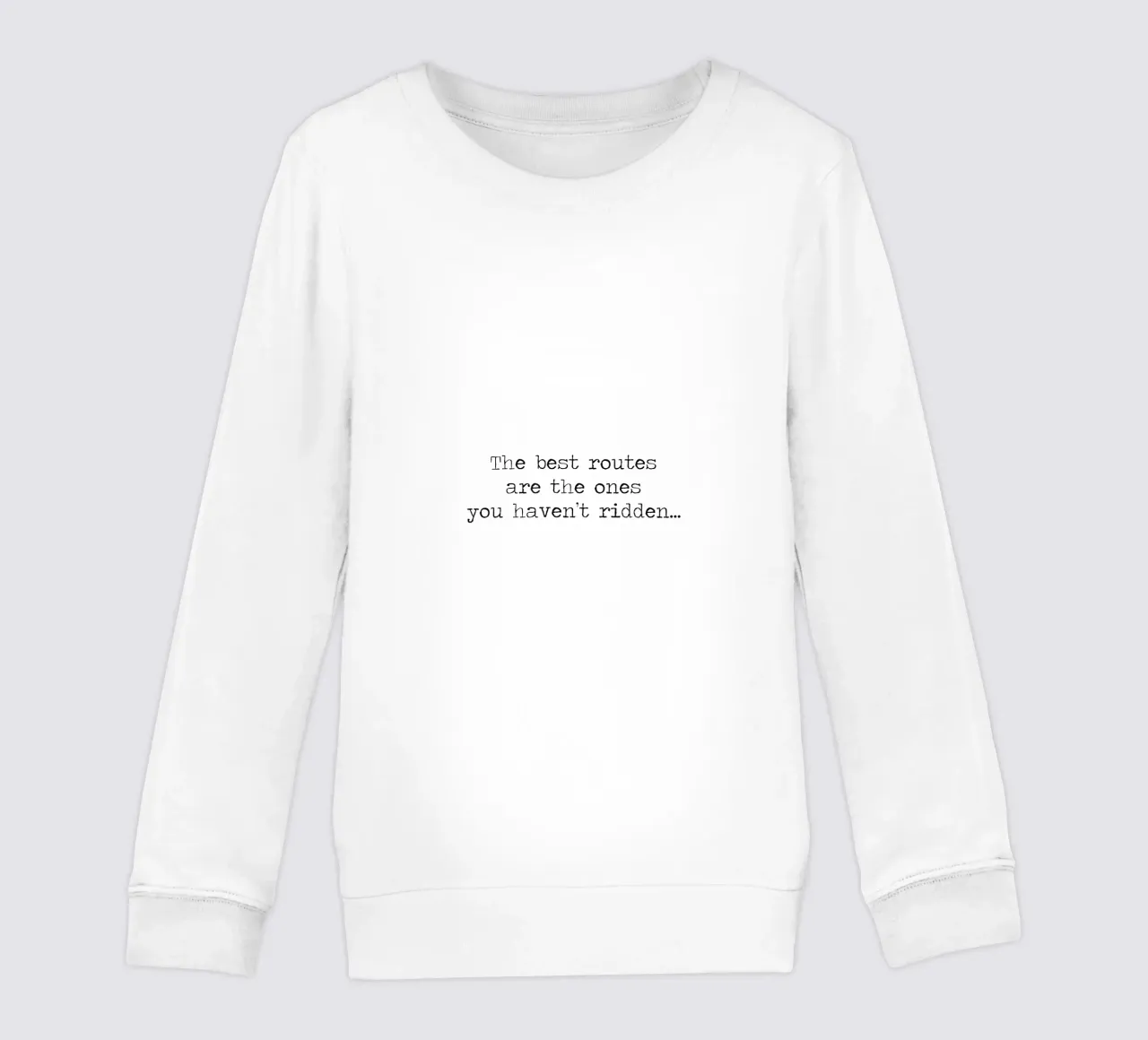 Las mejores rutas son las que no has recorrido cita sudadera para niño de Summer Soul Co. - Quotes
