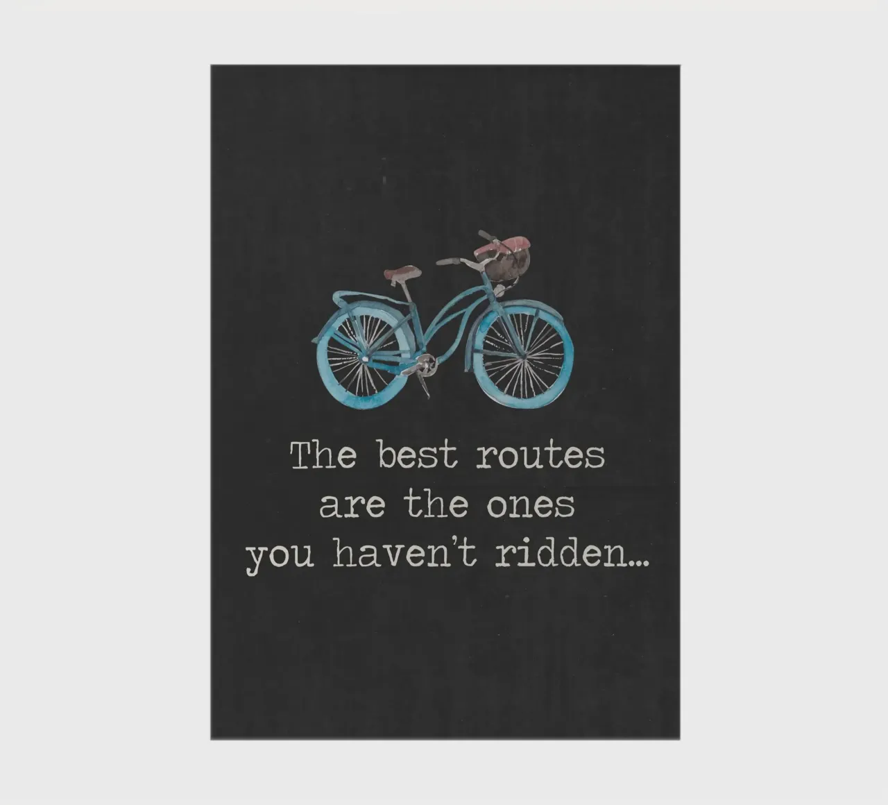 De beste routes zijn de routes die je nog niet hebt gefietst notitieboek van Summer Soul Co. - Quotes