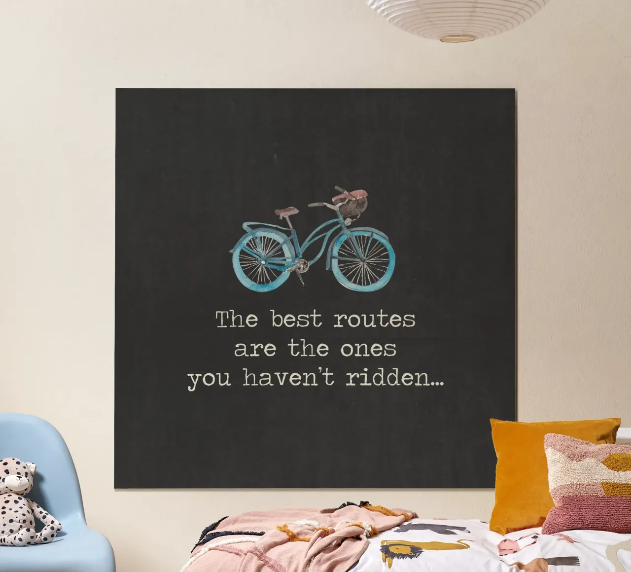 Las mejores rutas son las que no has recorrido en bicicleta hahnemühle de Summer Soul Co. - Quotes