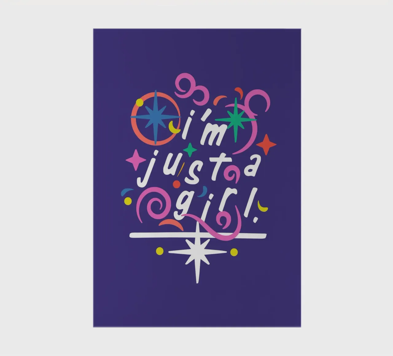 I'm just a Girl notebook by Mariery Young