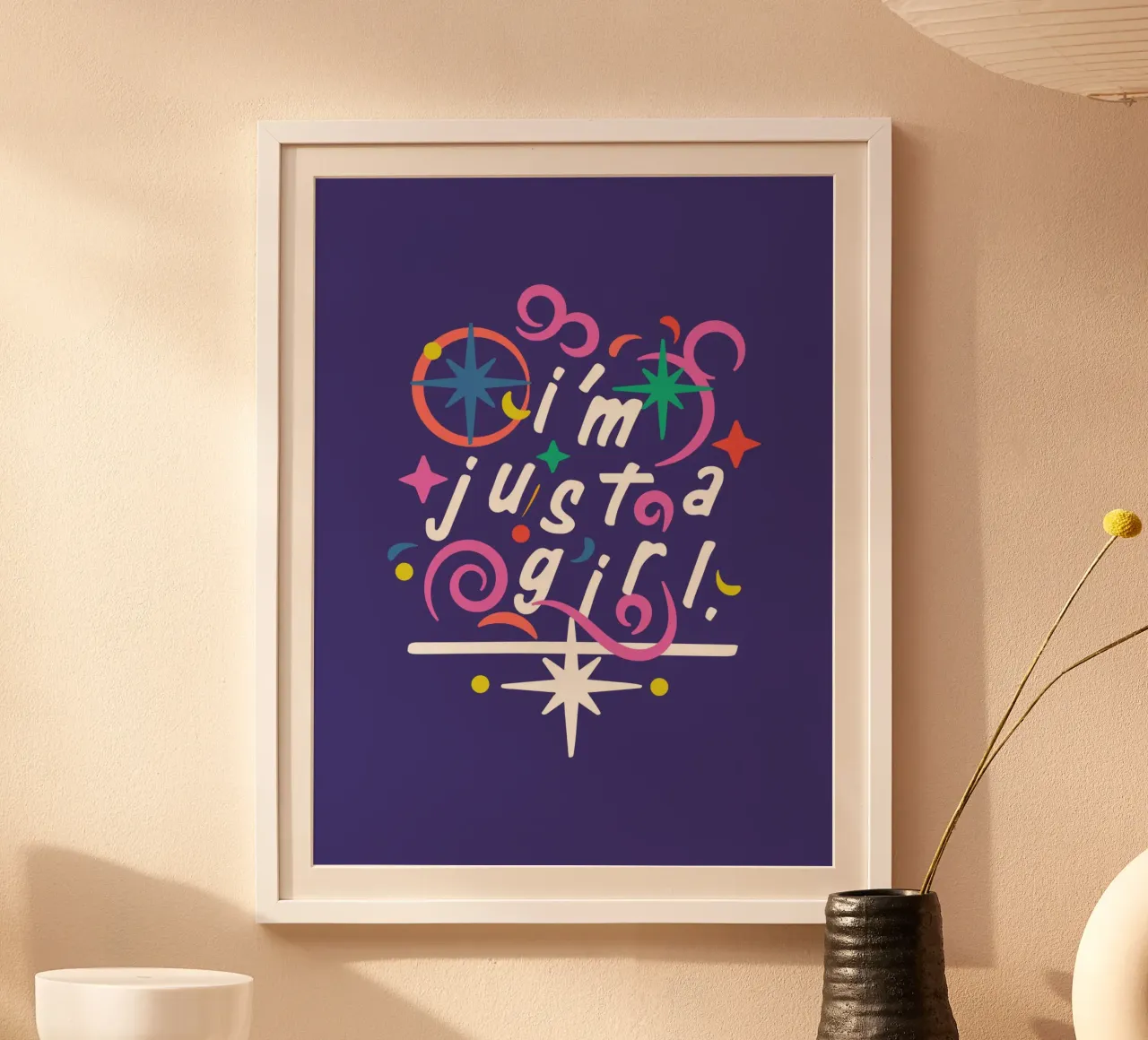 Sono solo una ragazza carta hahnemühle da Mariery Young