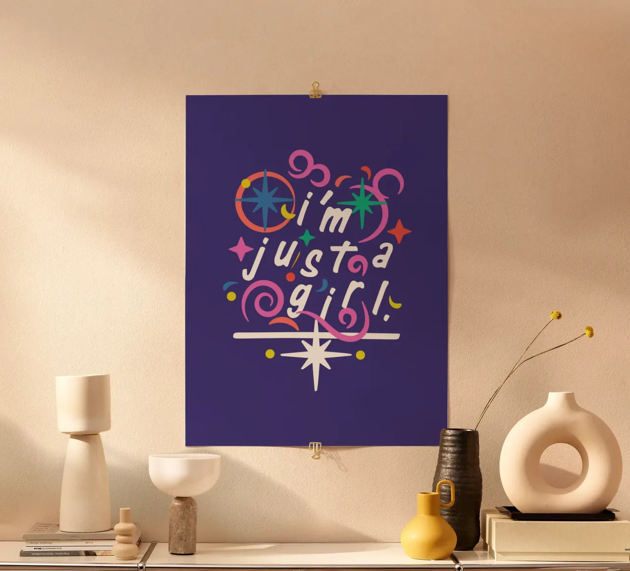 Sono solo una ragazza carta hahnemühle da Mariery Young