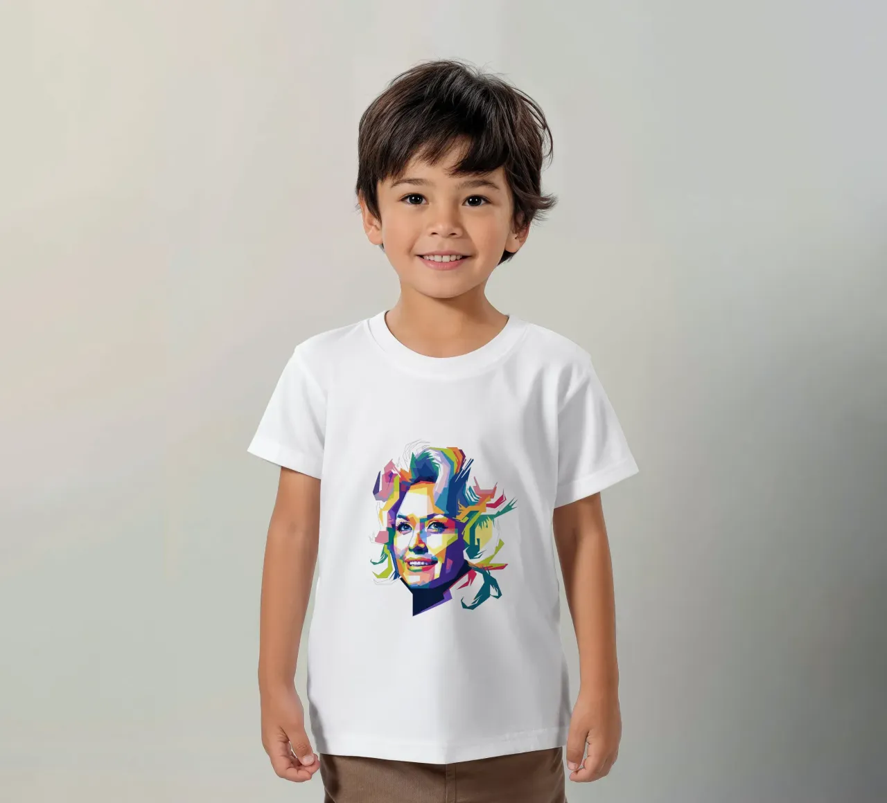 Dolly Parton WPAP t-shirt bambini da Alkahfsmart