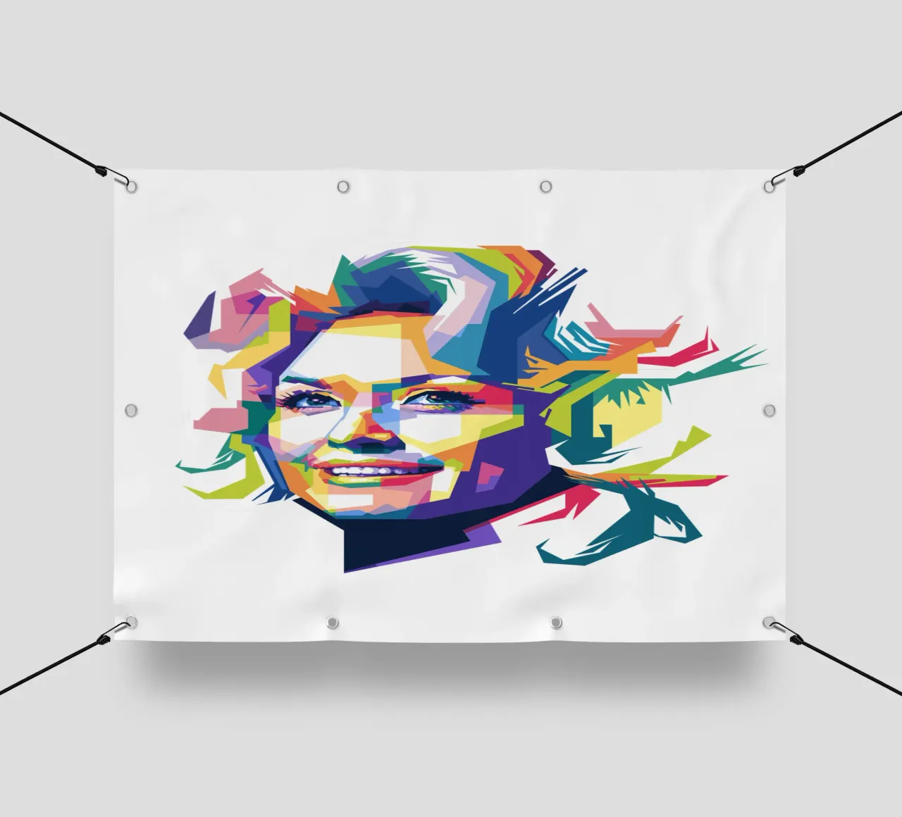 Dolly Parton WPAP telo in pvc da Alkahfsmart