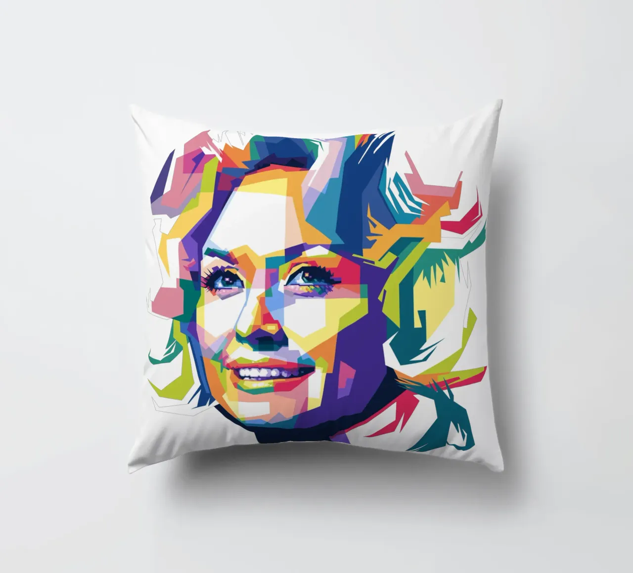 Dolly Parton WPAP Kissen von Alkahfsmart