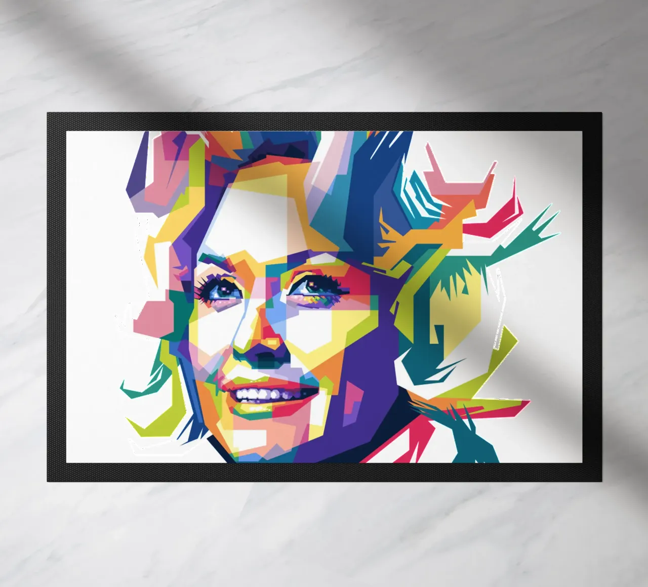 Dolly Parton WPAP Fußmatte von Alkahfsmart