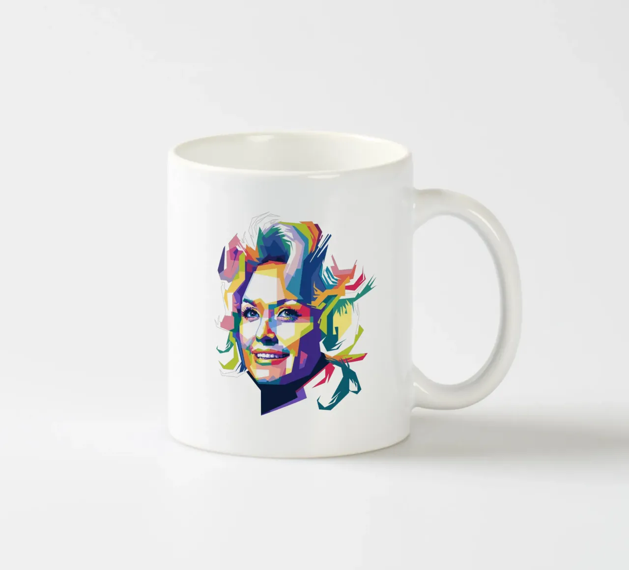 Dolly Parton WPAP mug en céramique de Alkahfsmart