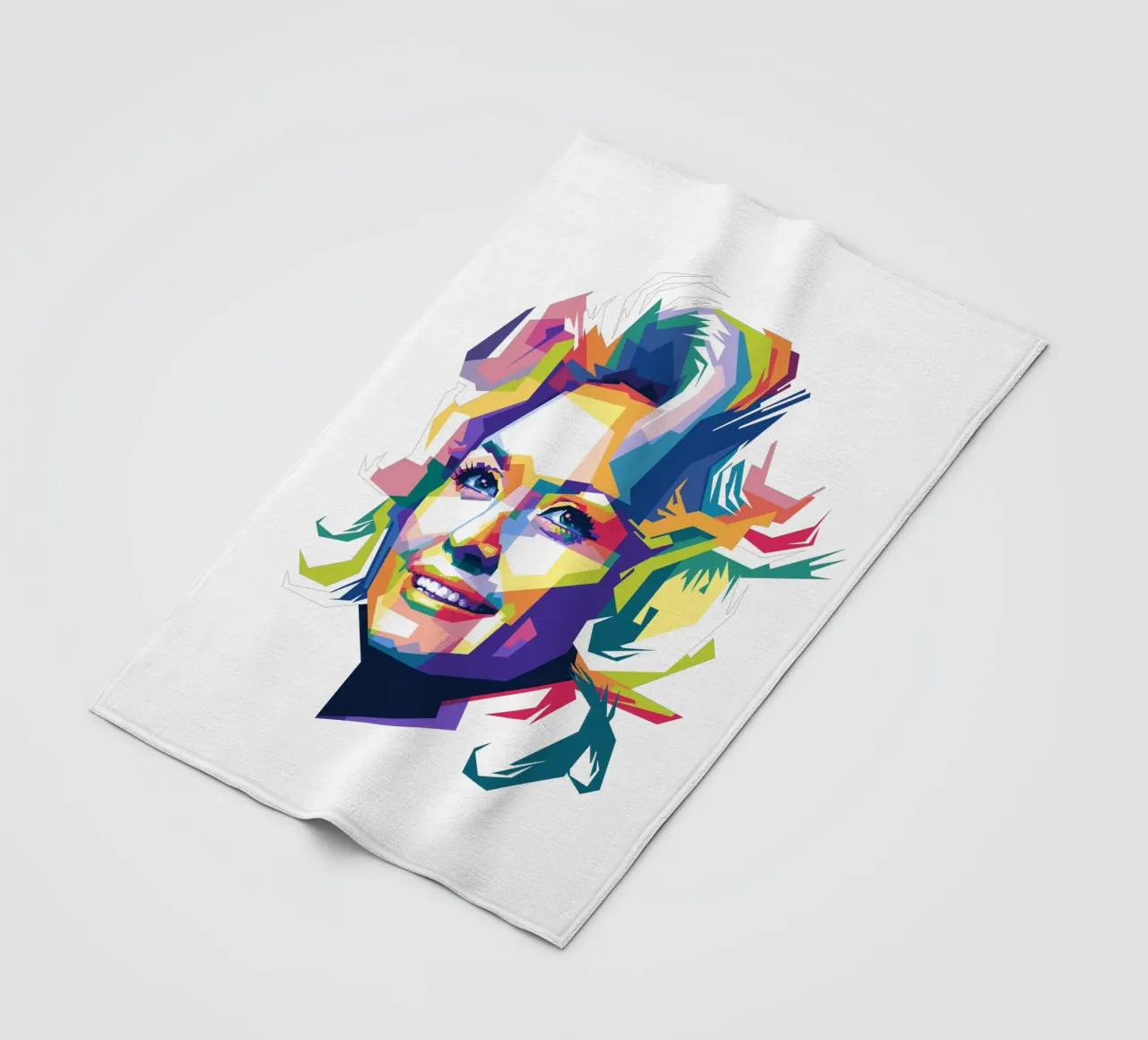 Dolly Parton WPAP manta de franela de Alkahfsmart
