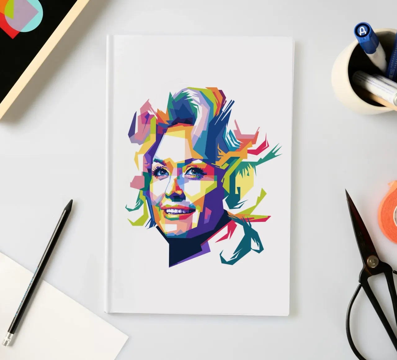 Dolly Parton WPAP Notizbuch von Alkahfsmart
