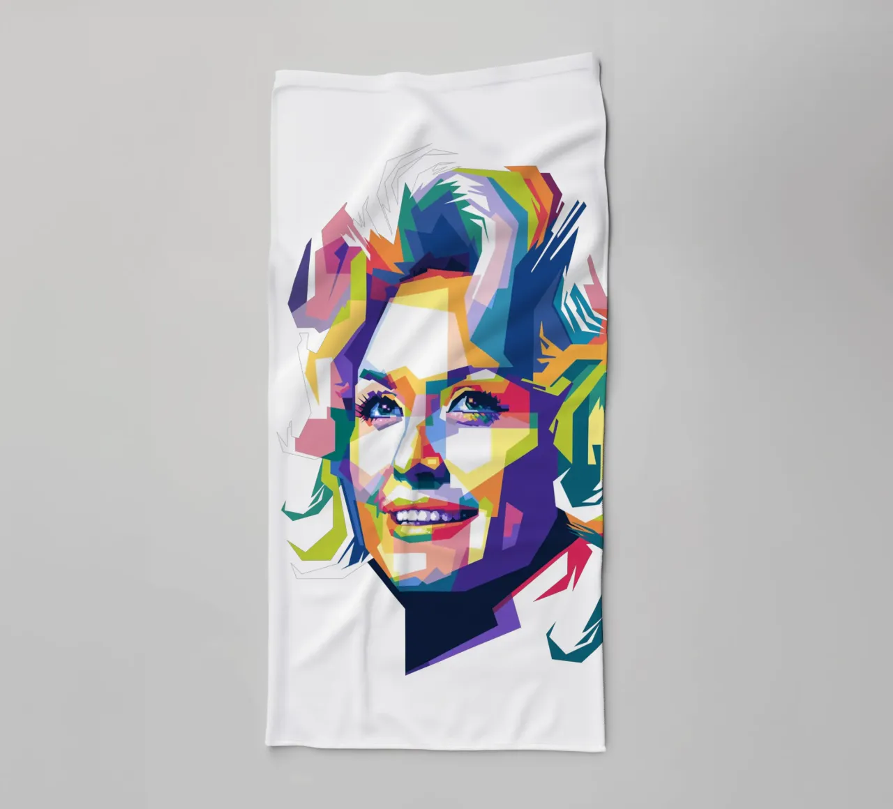 Dolly Parton WPAP towel by Alkahfsmart