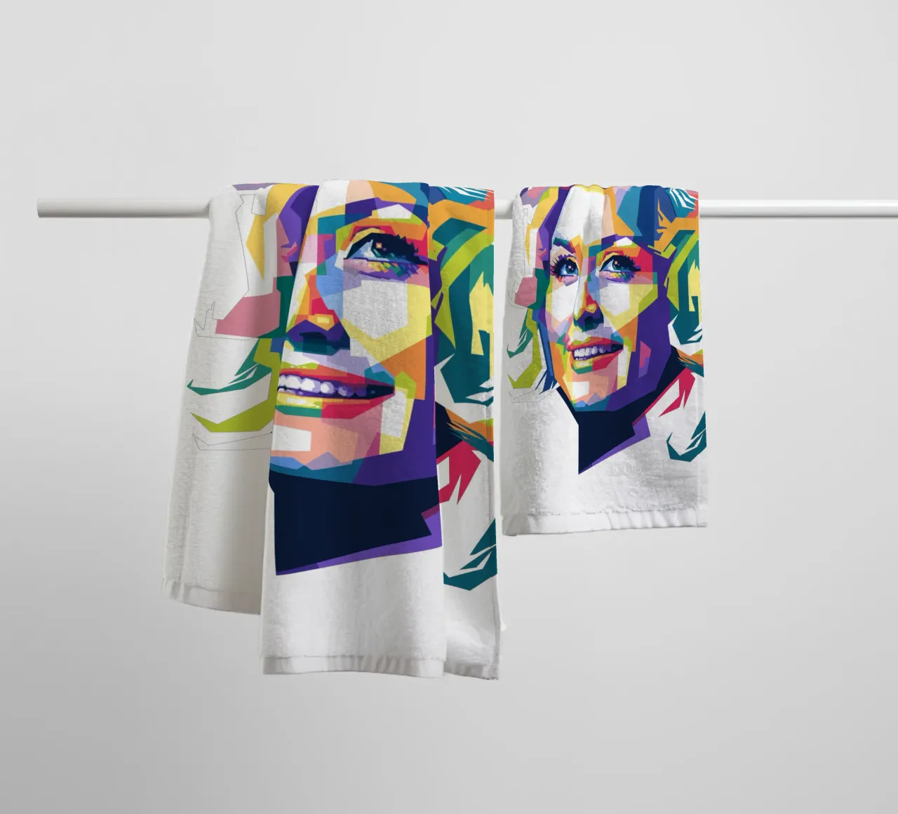 Dolly Parton WPAP towel by Alkahfsmart