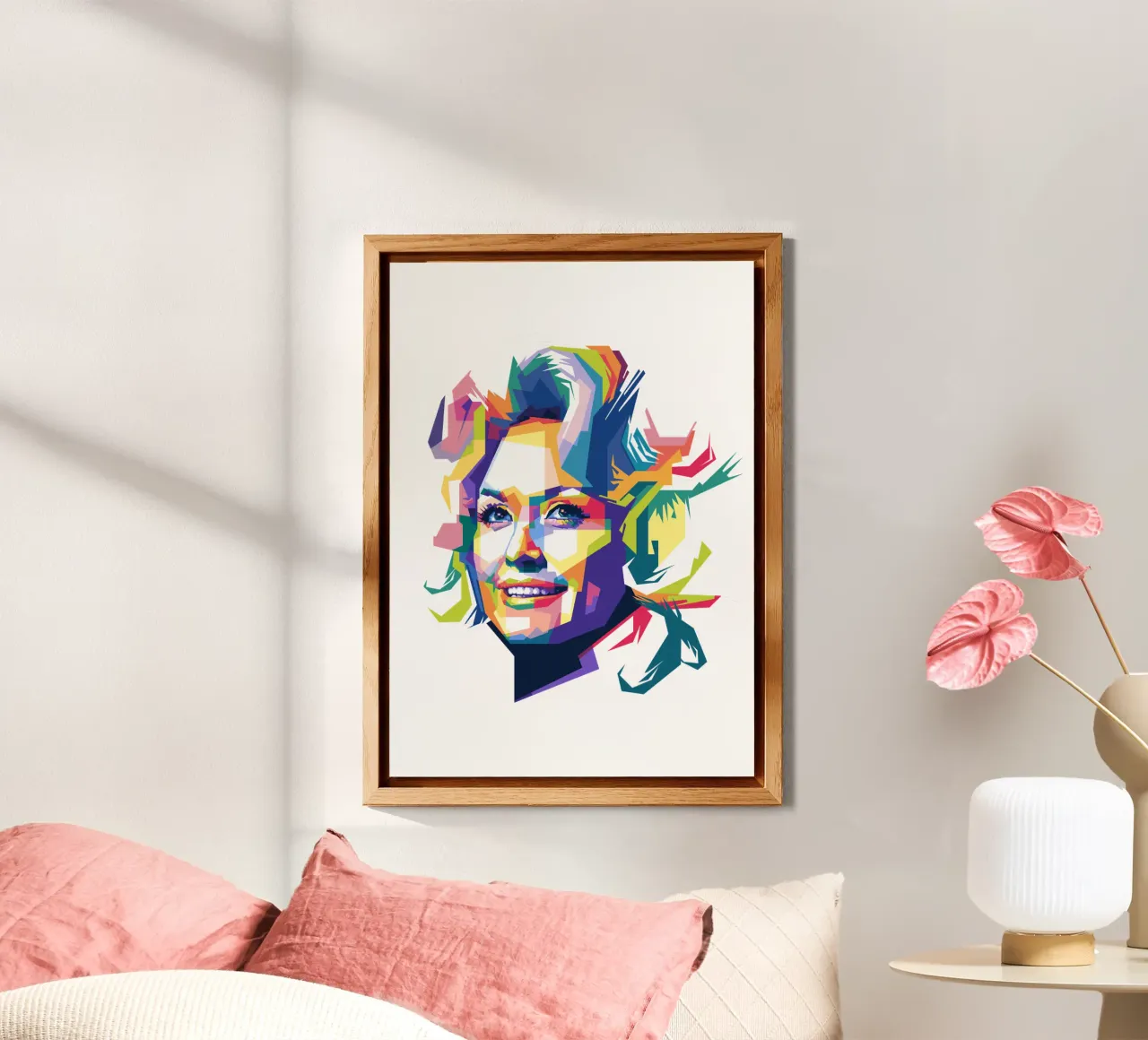 Dolly Parton WPAP alluminio dibond da Alkahfsmart