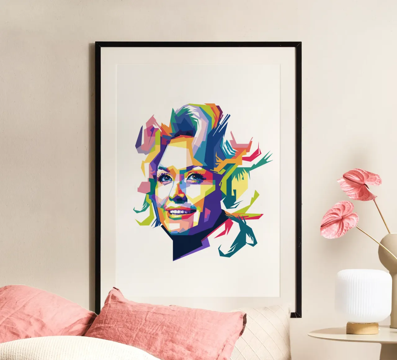 Dolly Parton WPAP poster da Alkahfsmart