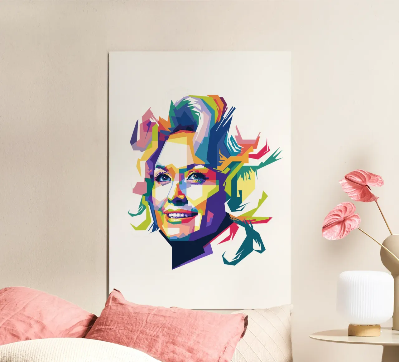 Dolly Parton WPAP poster da Alkahfsmart