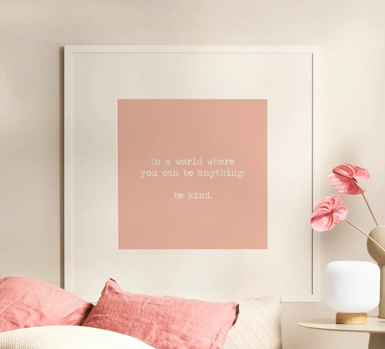 In un mondo in cui si può essere qualsiasi cosa, sii gentile Citazione carta hahnemühle da Summer Soul Co. - Quotes