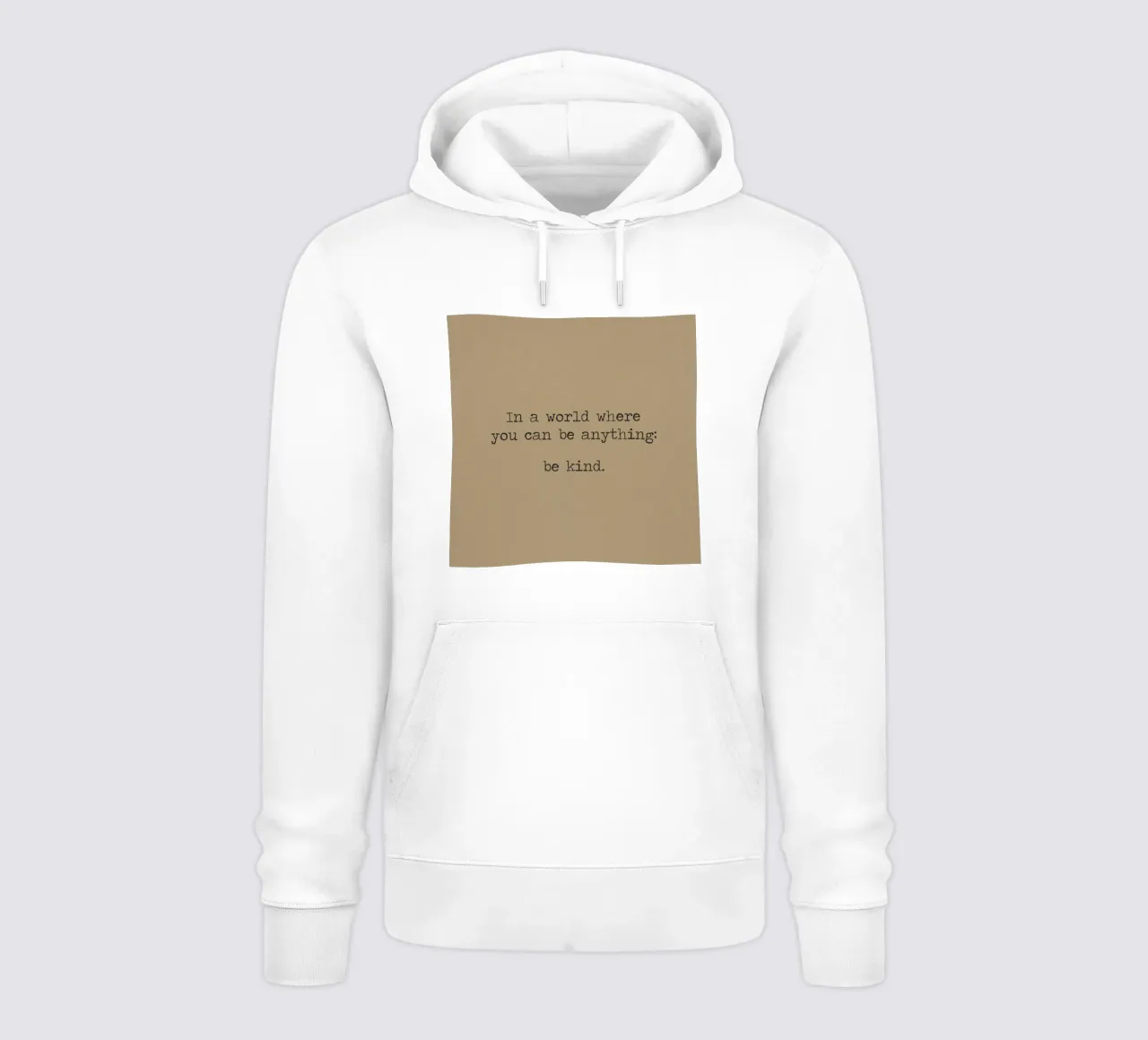 In un mondo in cui si può essere qualsiasi cosa, Be Kind Word Art felpa con cappuccio da Summer Soul Co. - Quotes