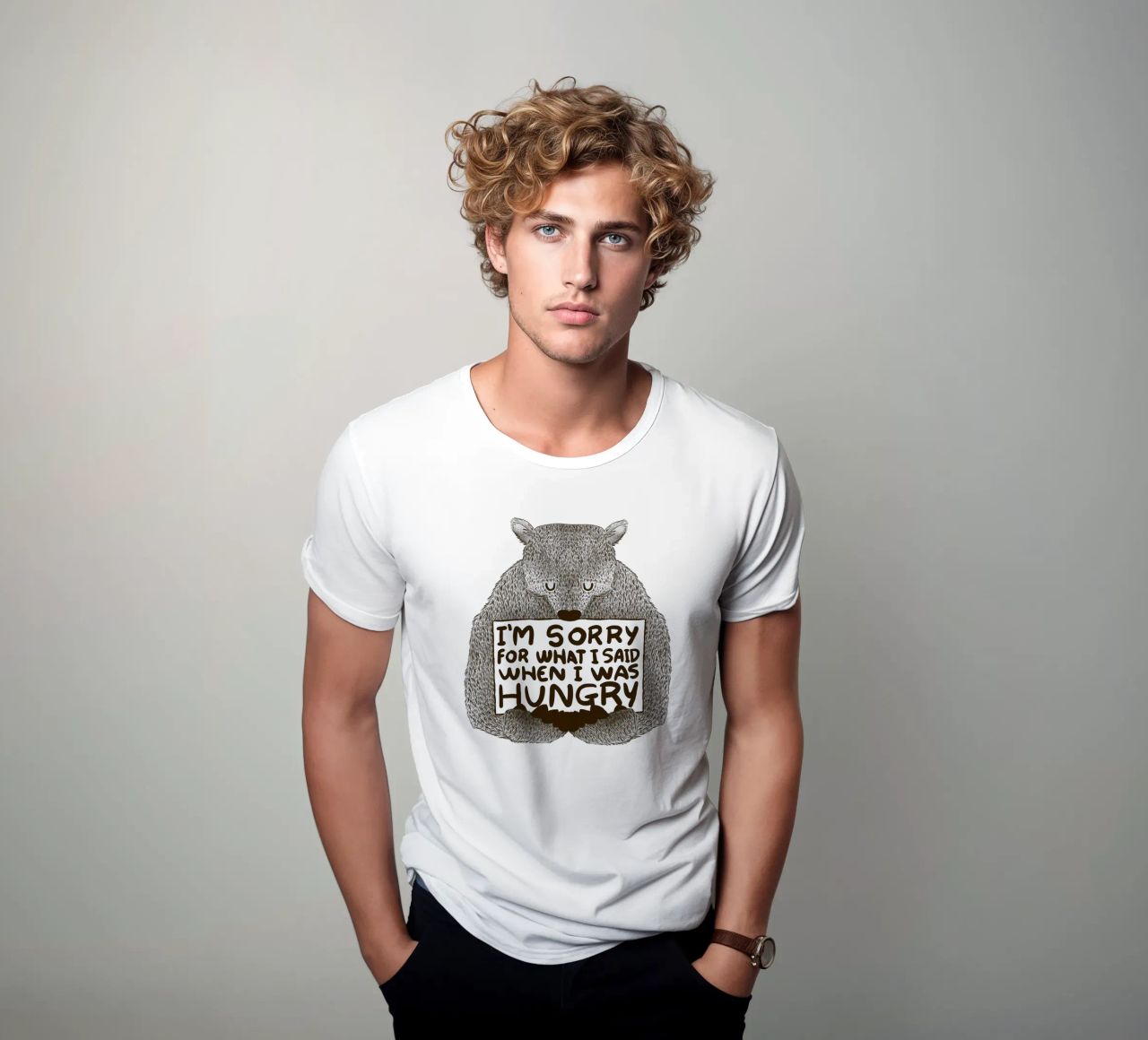 I'm Sorry For What I Said When I Was Hungry T-Shirt von Tobe Fonseca