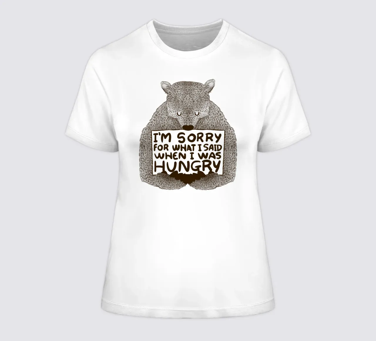 I'm Sorry For What I Said When I Was Hungry t-shirt da donna da Tobe Fonseca