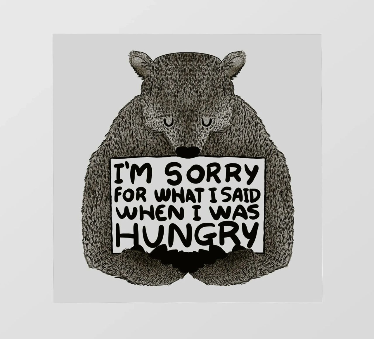 I'm Sorry For What I Said When I Was Hungry pellicola backlit da Tobe Fonseca
