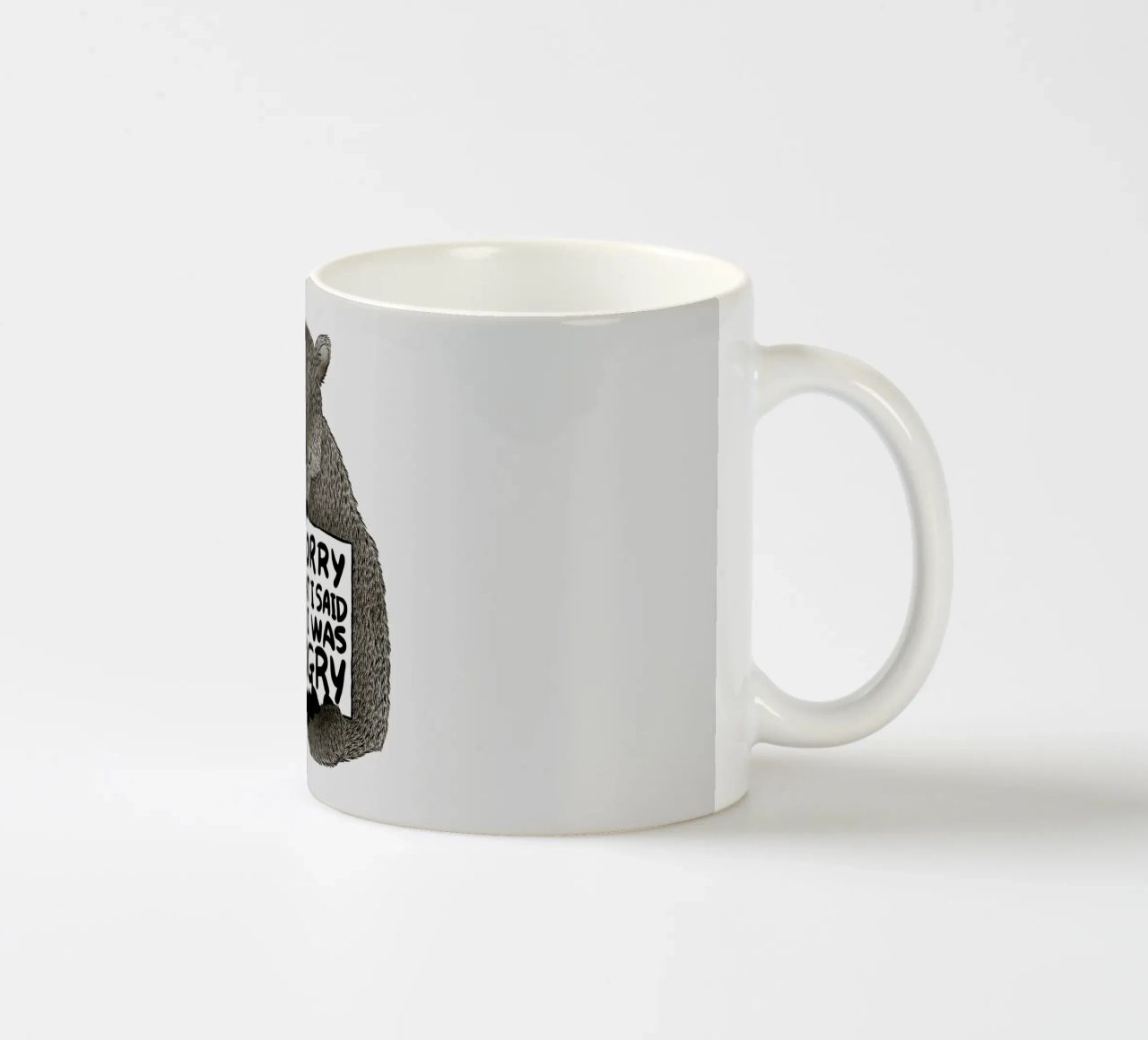 I'm Sorry For What I Said When I Was Hungry tazza in ceramica da Tobe Fonseca