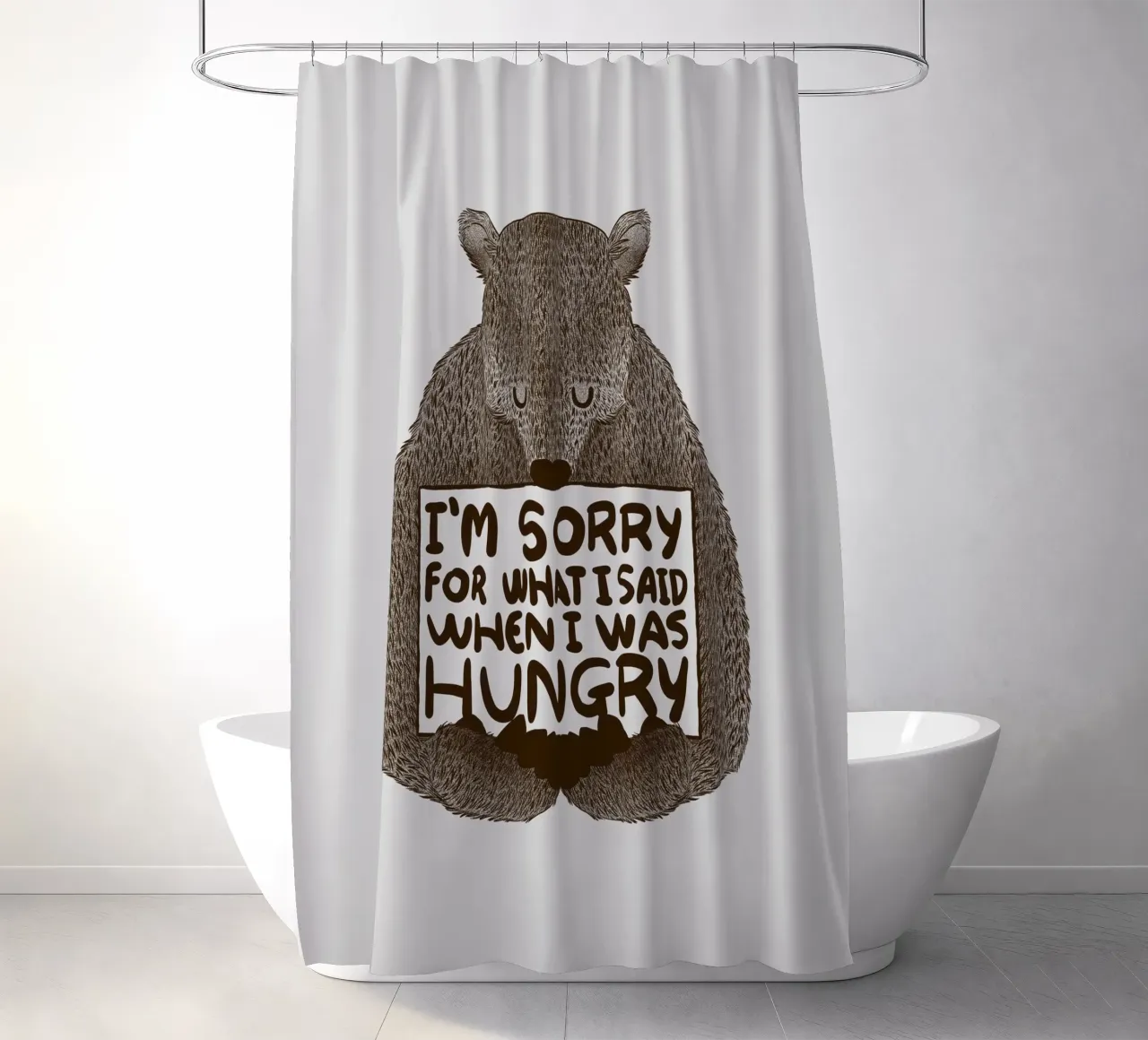 I'm Sorry For What I Said When I Was Hungry tenda da doccia da Tobe Fonseca