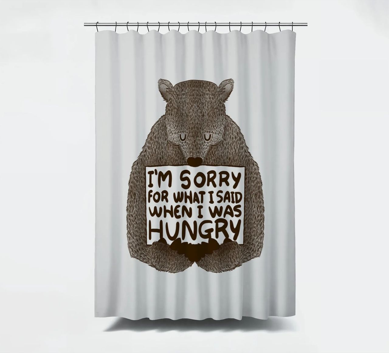 I'm Sorry For What I Said When I Was Hungry Duschvorhang von Tobe Fonseca