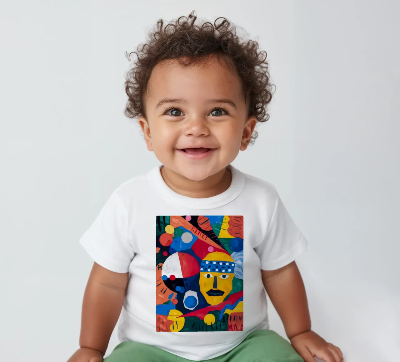 Geometrische eigenaardigheid baby t-shirt van Monarco Virtuoso