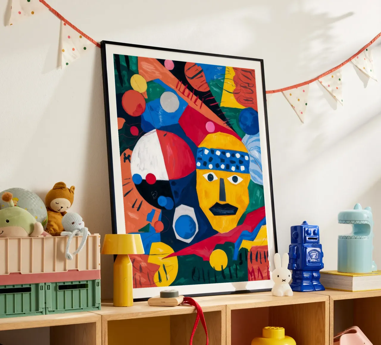 Geometrische Launenhaftigkeit Poster von Monarco Virtuoso