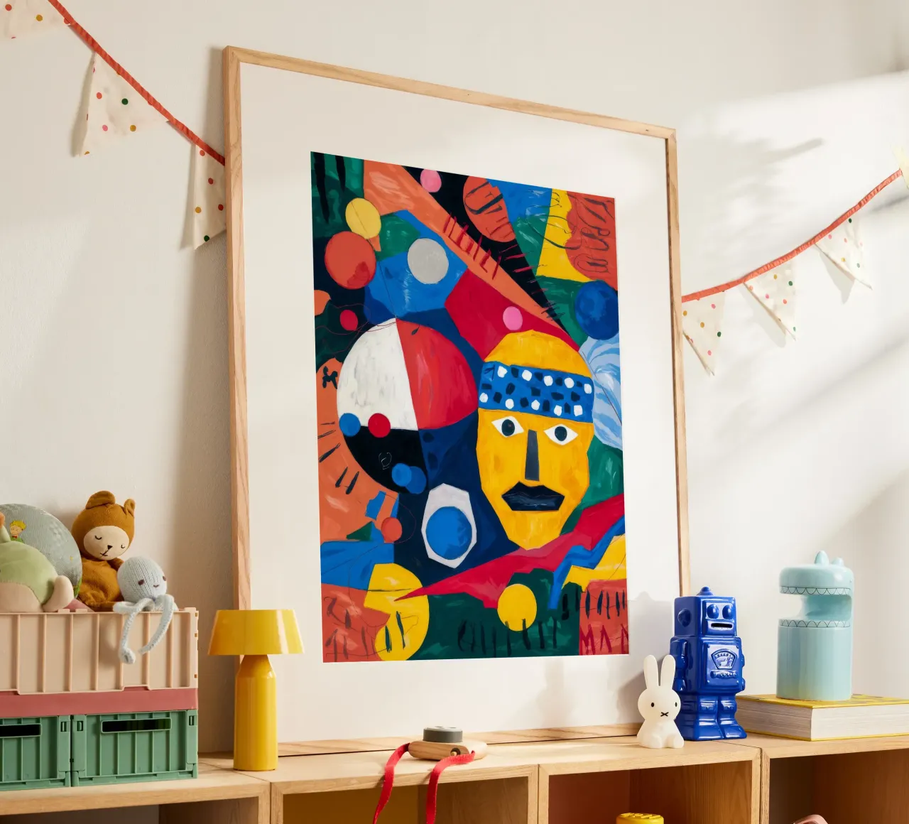 Geometrische Launenhaftigkeit Poster von Monarco Virtuoso