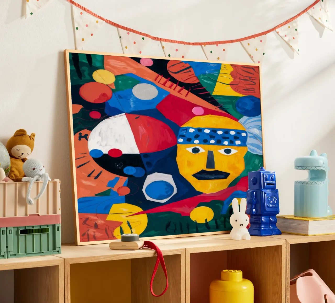 Geometrische Launenhaftigkeit Poster von Monarco Virtuoso