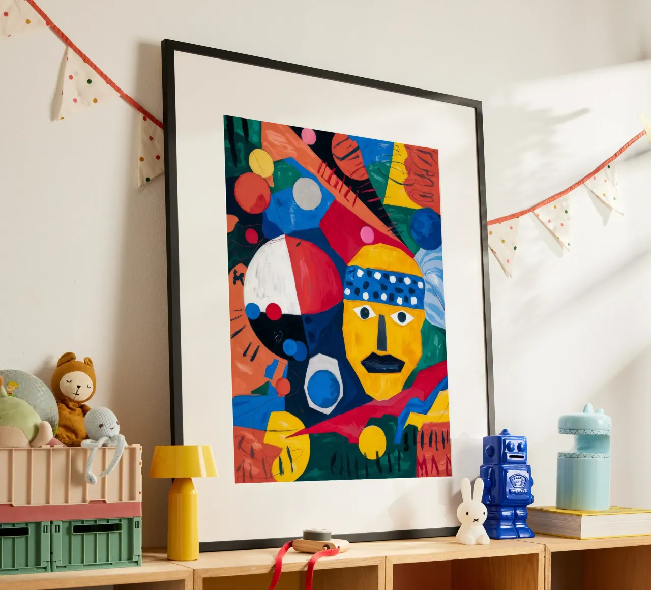 Geometrische Launenhaftigkeit Poster von Monarco Virtuoso