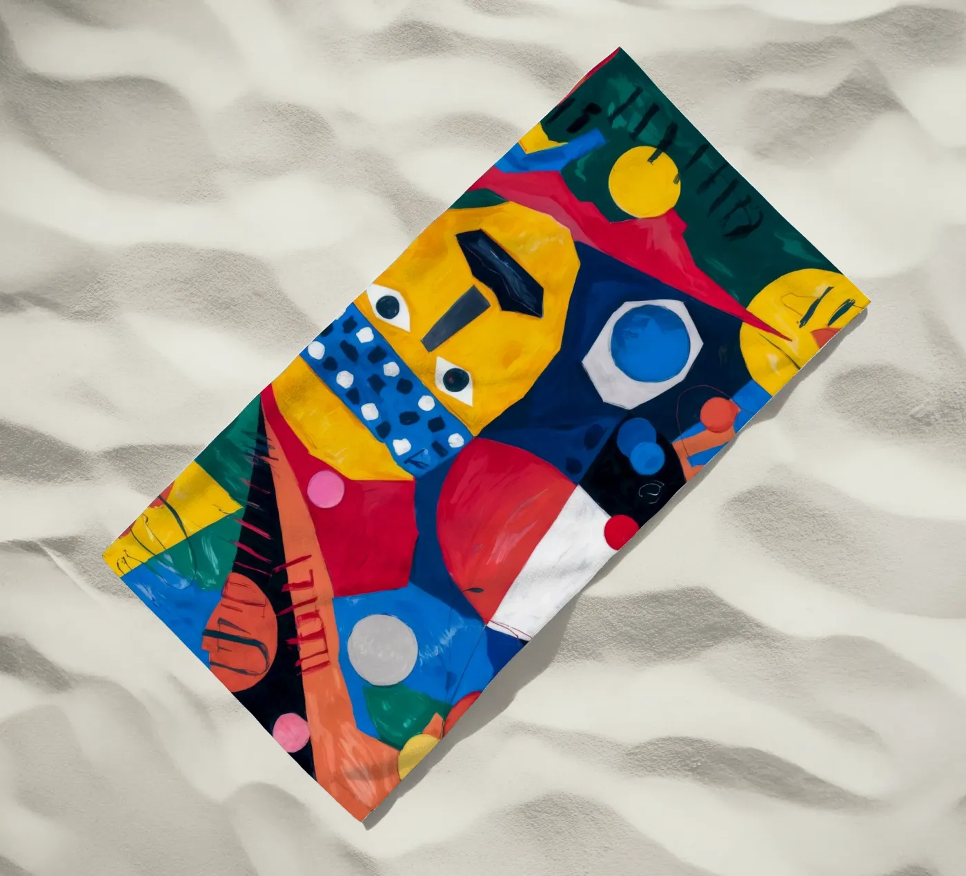 Geometric Whimsy strandhanddoek van Monarco Virtuoso