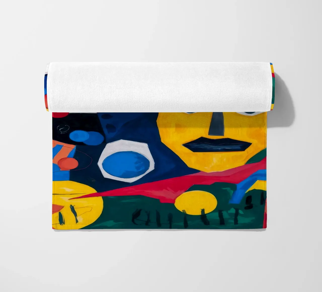 Capriccio geometrico telo mare da Monarco Virtuoso