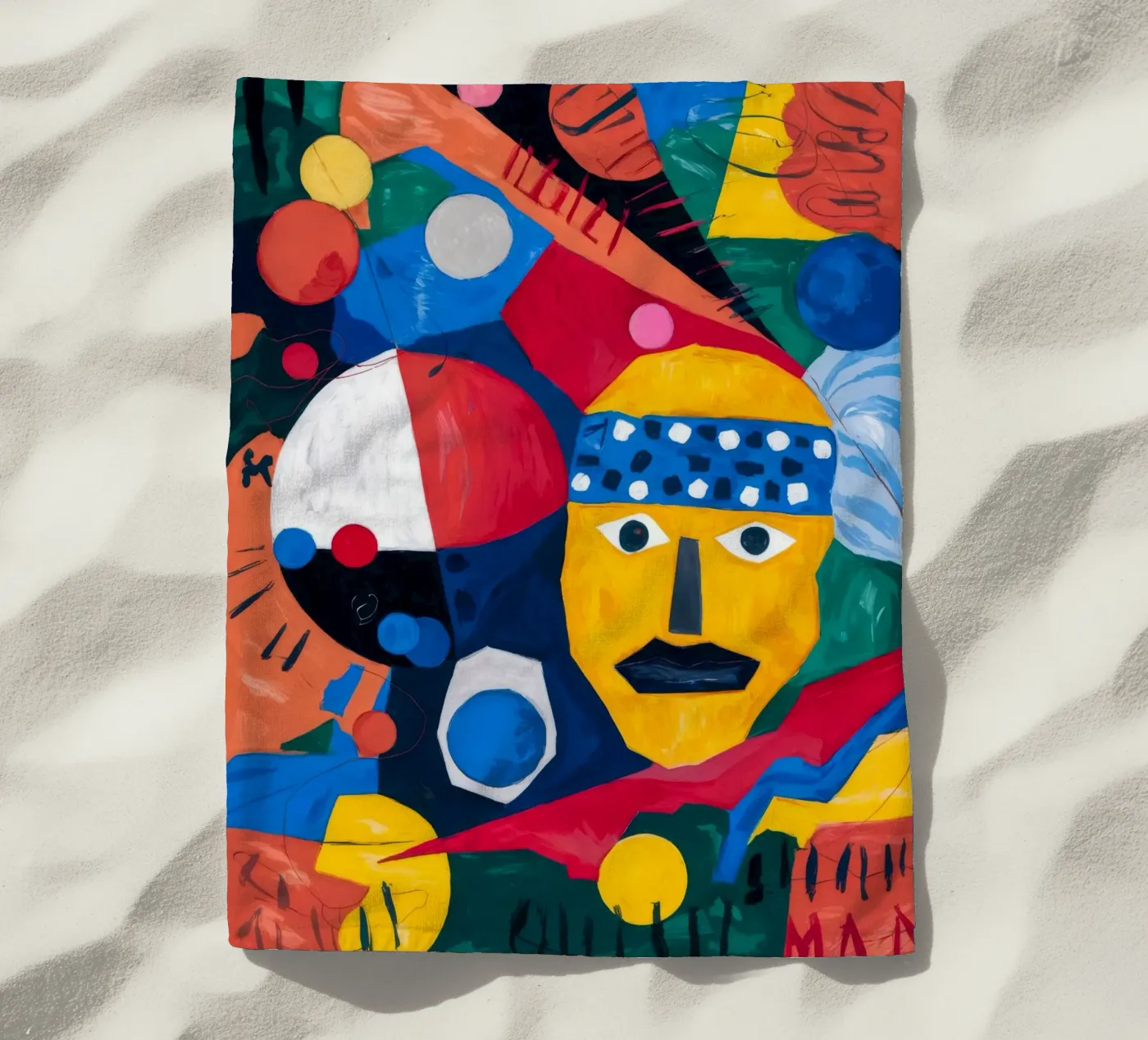 Geometric Whimsy strandhanddoek van Monarco Virtuoso