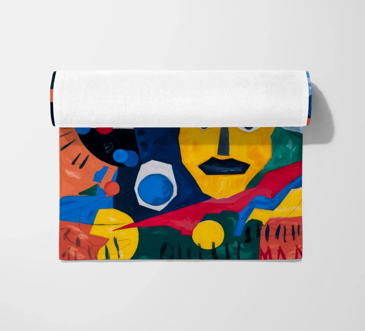 Capriccio geometrico telo mare da Monarco Virtuoso