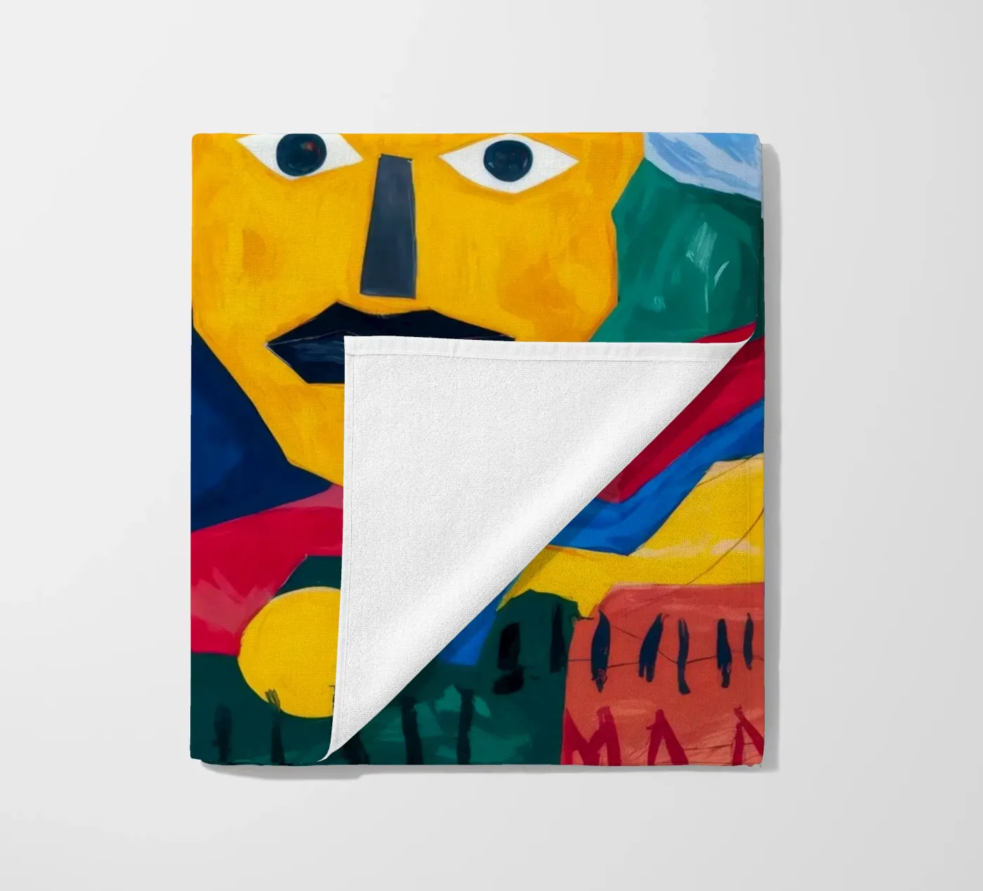 Geometric Whimsy strandhanddoek van Monarco Virtuoso