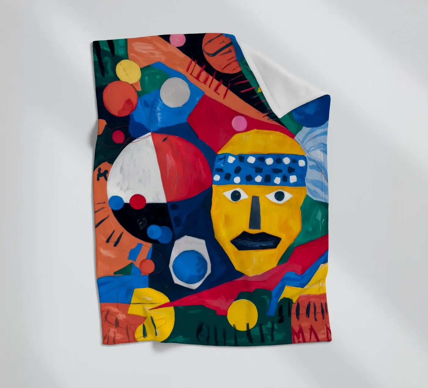 Capriccio geometrico coperta in pile da Monarco Virtuoso