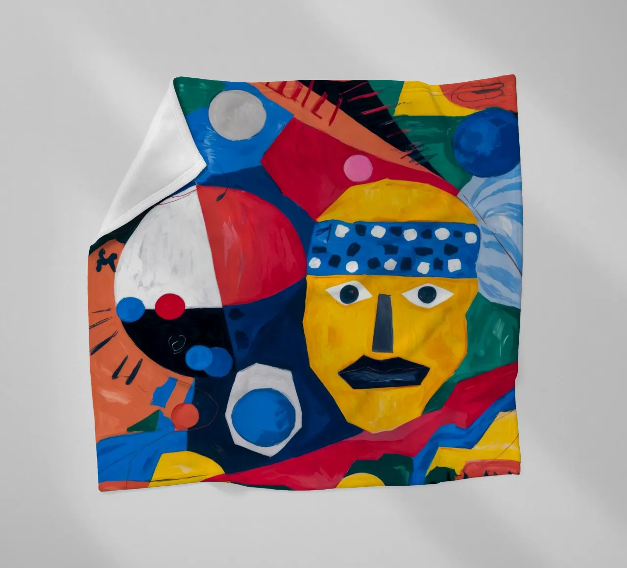 Geometrische Launenhaftigkeit Fleecedecke von Monarco Virtuoso