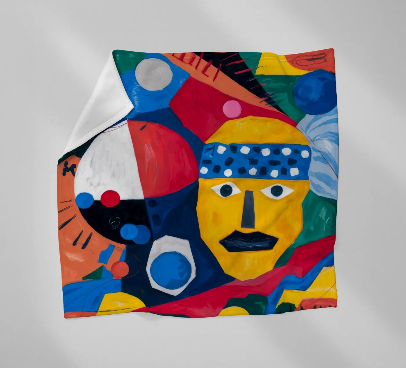 Capriccio geometrico coperta in pile da Monarco Virtuoso