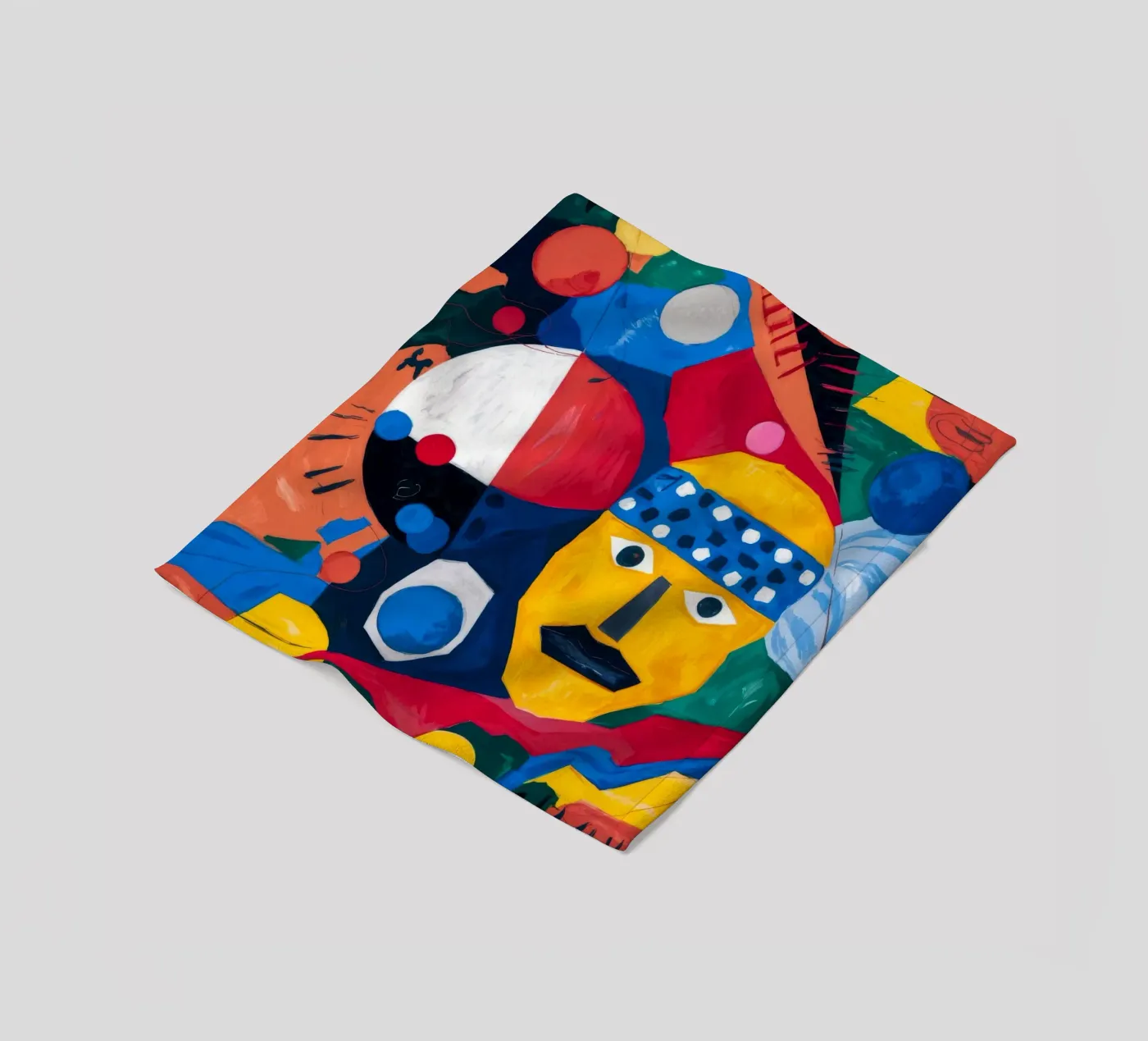 Capriccio geometrico coperta in pile da Monarco Virtuoso